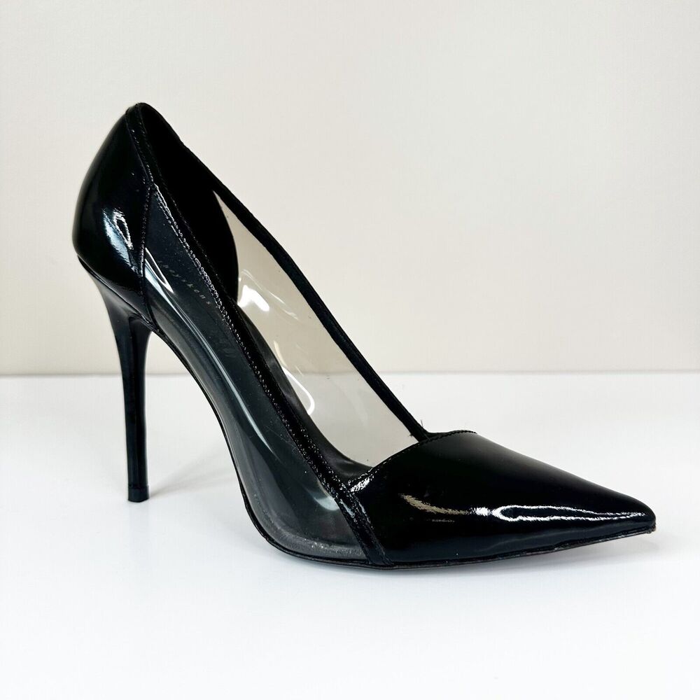 Theyskens' Theory Heels Size 40 Aven Edison Patent Leather Transparent Stilettos
